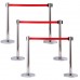 Q Stand Rental -  Stainless Steel With Red Belt 